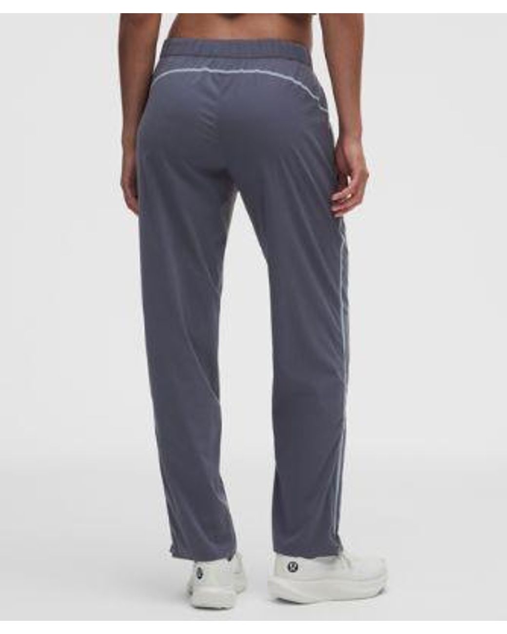 lululemon athletica Blue – Two-Toned Mid-Rise Track Pants – – Size Large
