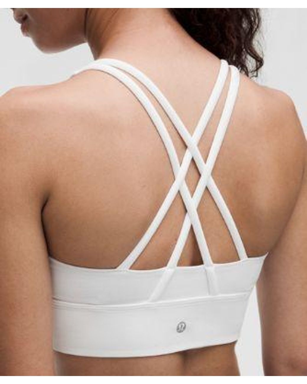 lululemon athletica White Energy Bra Medium Support, B-D Cups