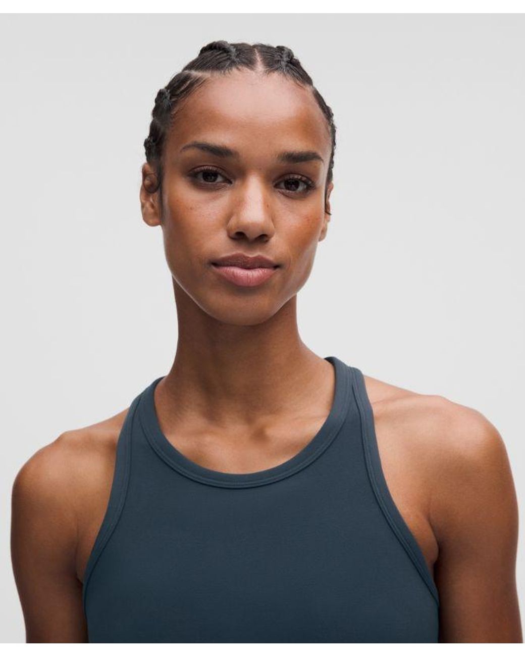 lululemon athletica Blue – Align Waist-Length Racerback Tank Top – – Size 4