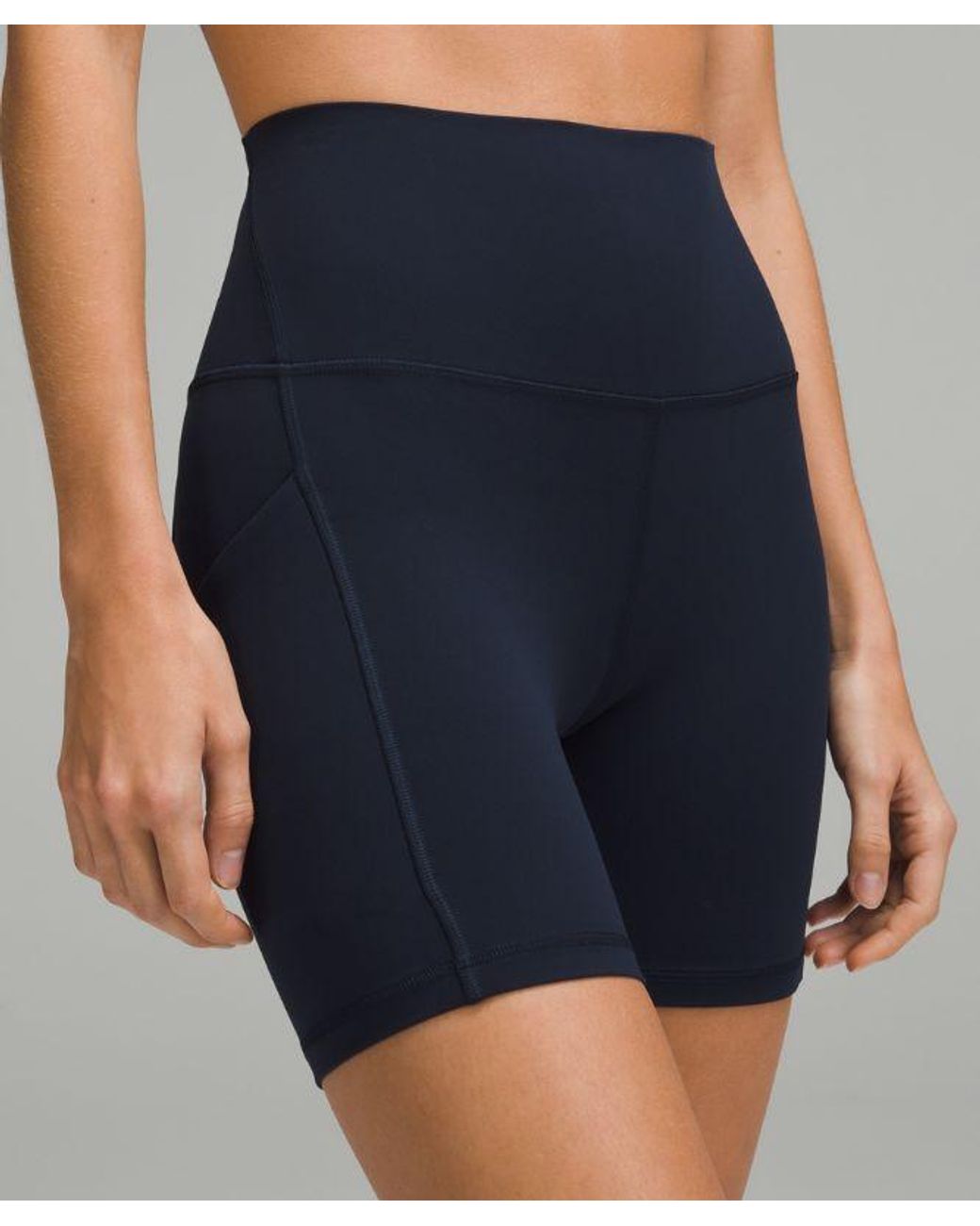 lululemon athletica Align High-rise Yoga Shorts With Pockets - 6" - Color Blue - Size 18