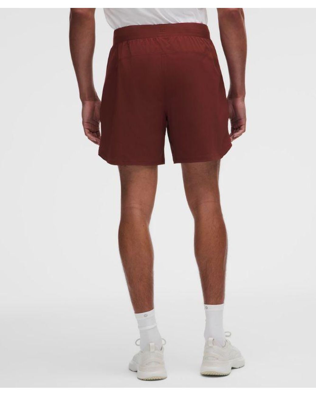 lululemon athletica Multicolor – Textured Swift Tennis Shorts – 7" – /Burgundy – Size Large for men