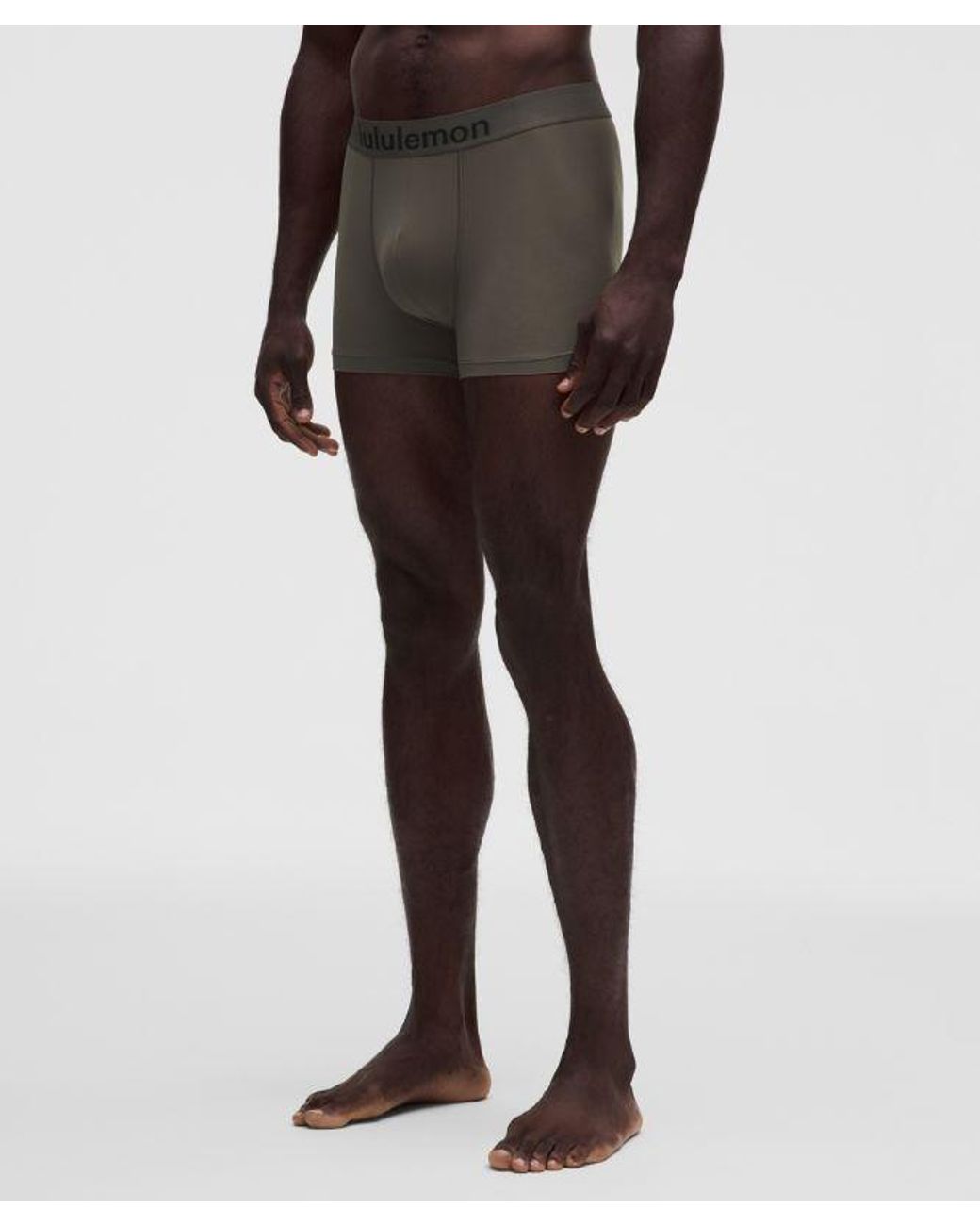 lululemon athletica Black Soft Stretch Active Boxer Brief 3" for men