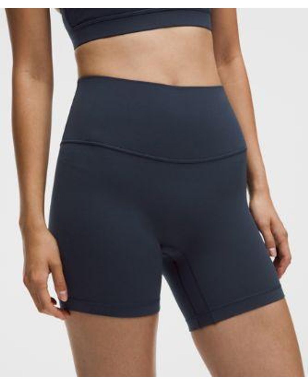lululemon athletica Blue Align No Line High-Rise Short 6"
