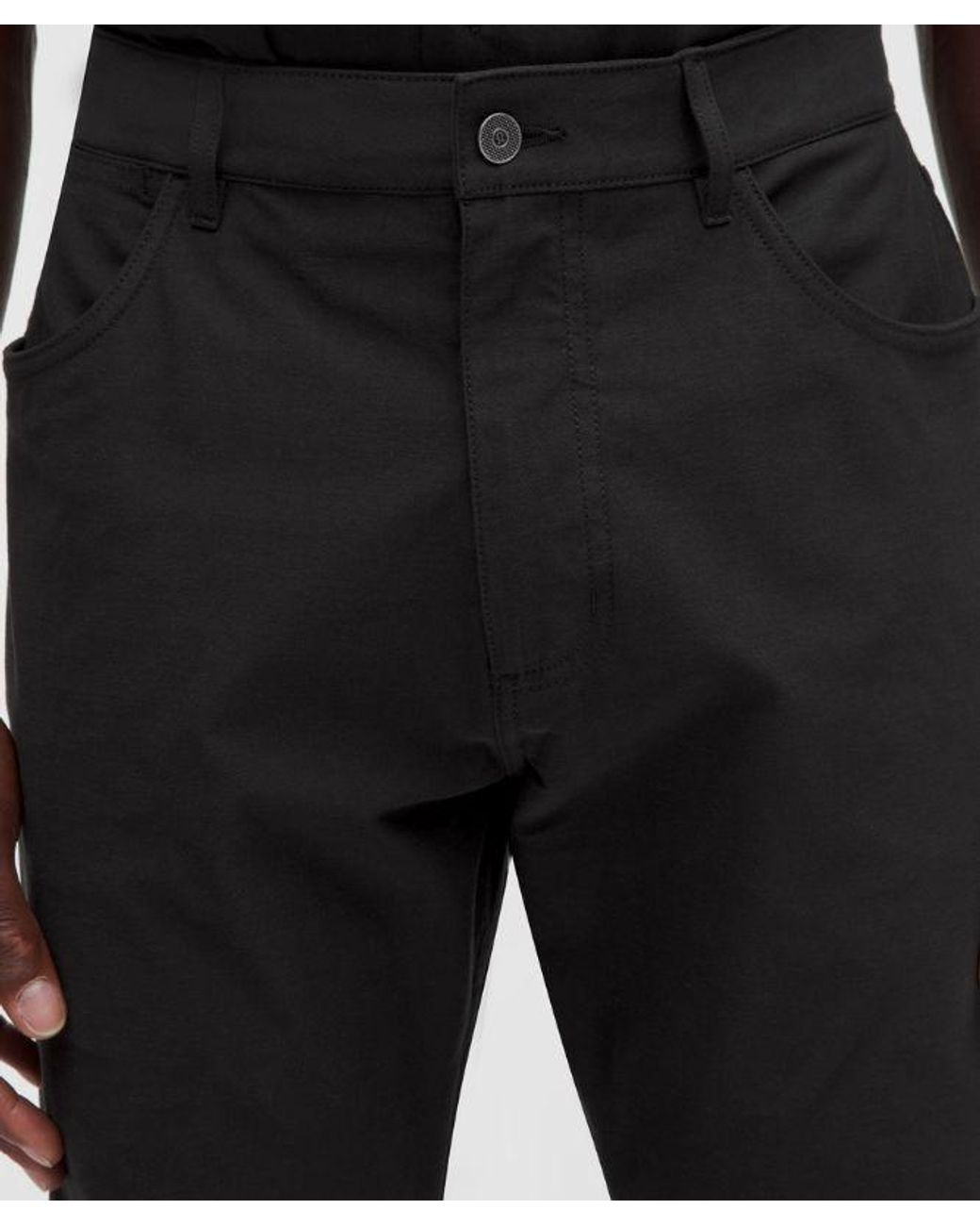 lululemon athletica Black – Easyfive Classic-Straight Trousers 32L Light – – Size 4 for men