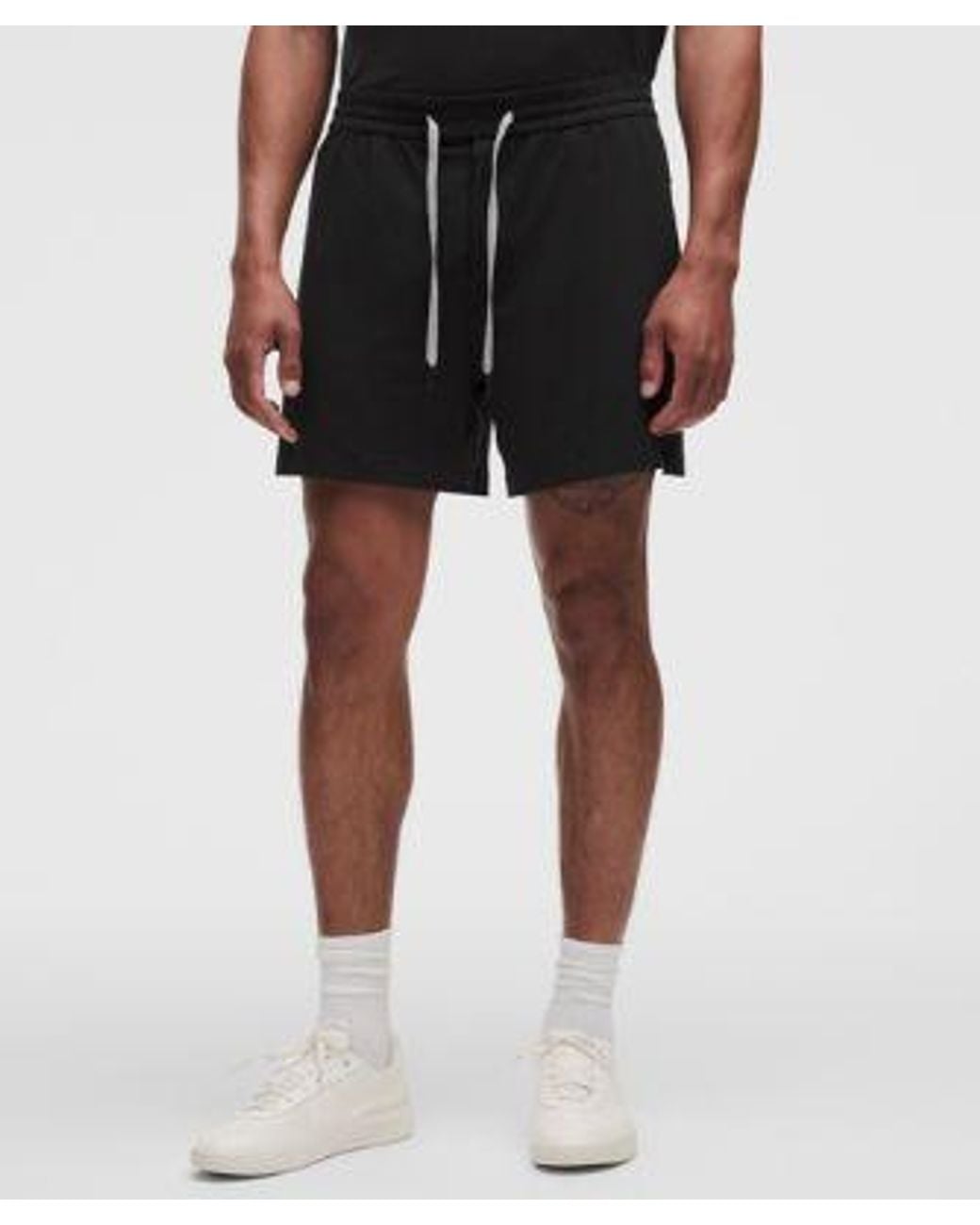 lululemon athletica Black Soft Jersey Short 5" for men