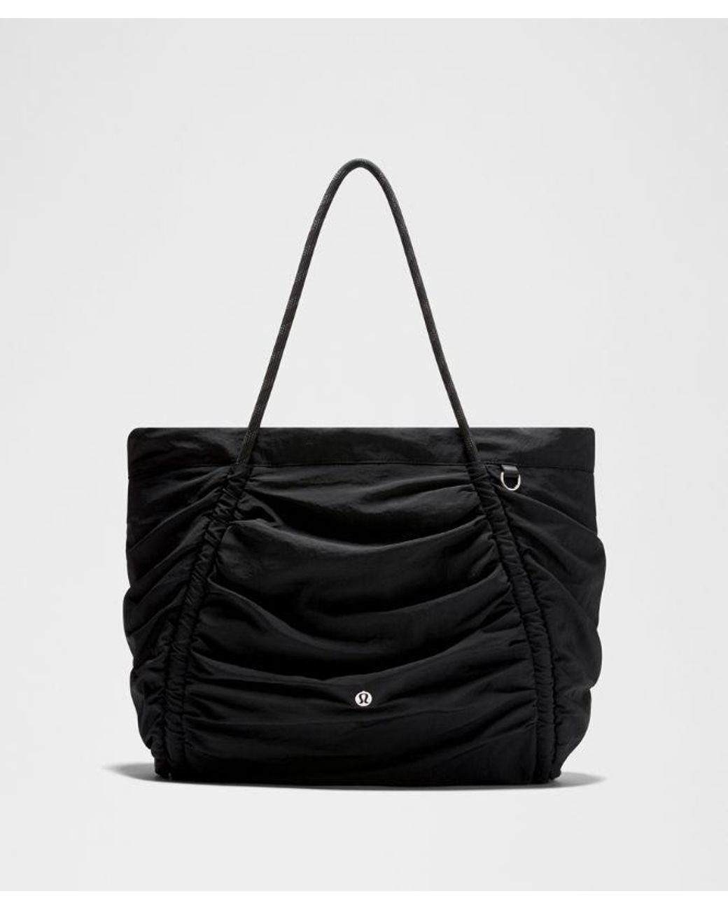 lululemon athletica Black Ruched Tote Bag 24L