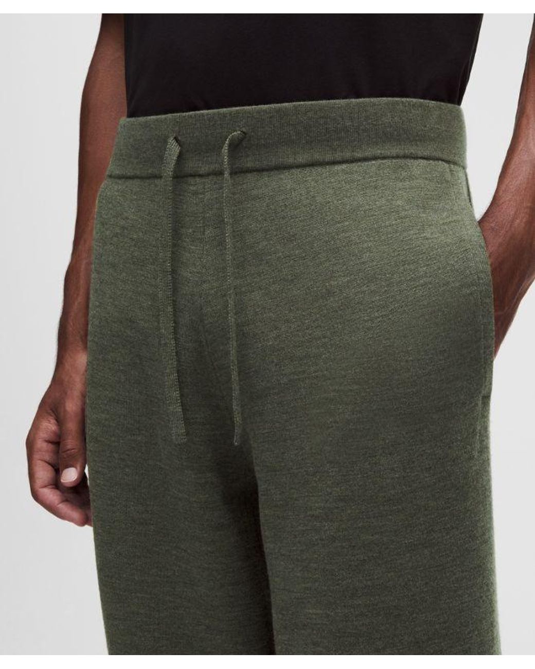 lululemon athletica Black – Merino Knit Joggers Regular – – Size Large for men
