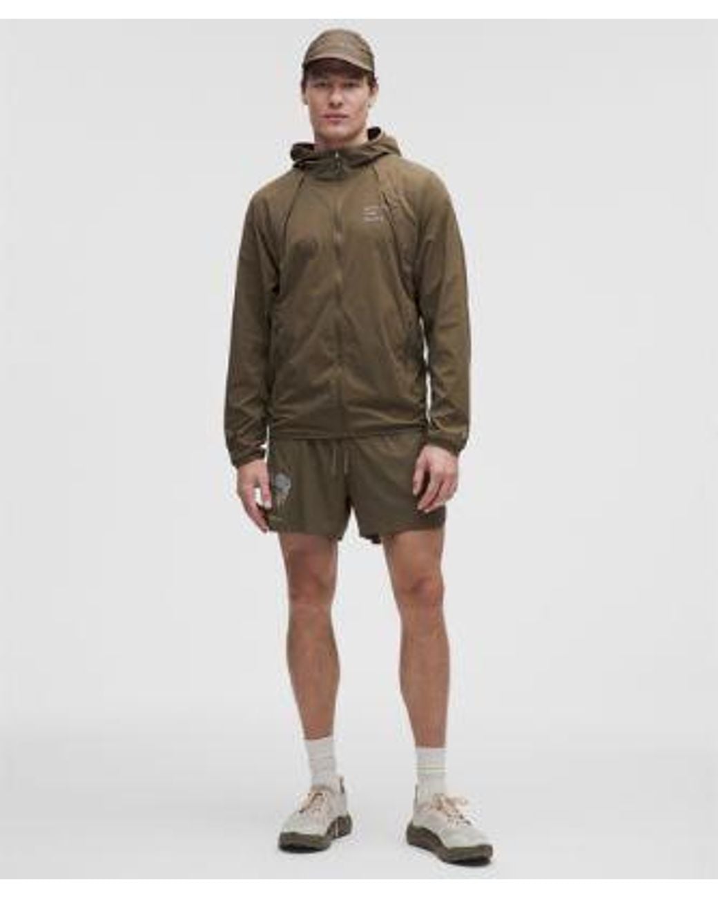 lululemon athletica Brown – X Geoff Mcfetridge Fast And Free Lined Running Shorts – 5" – – Size Large for men
