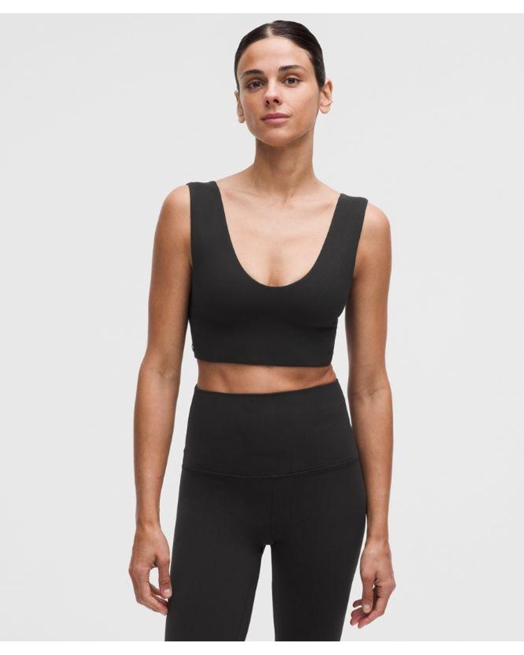 lululemon athletica Black Bend This Boat And Scoop Bra