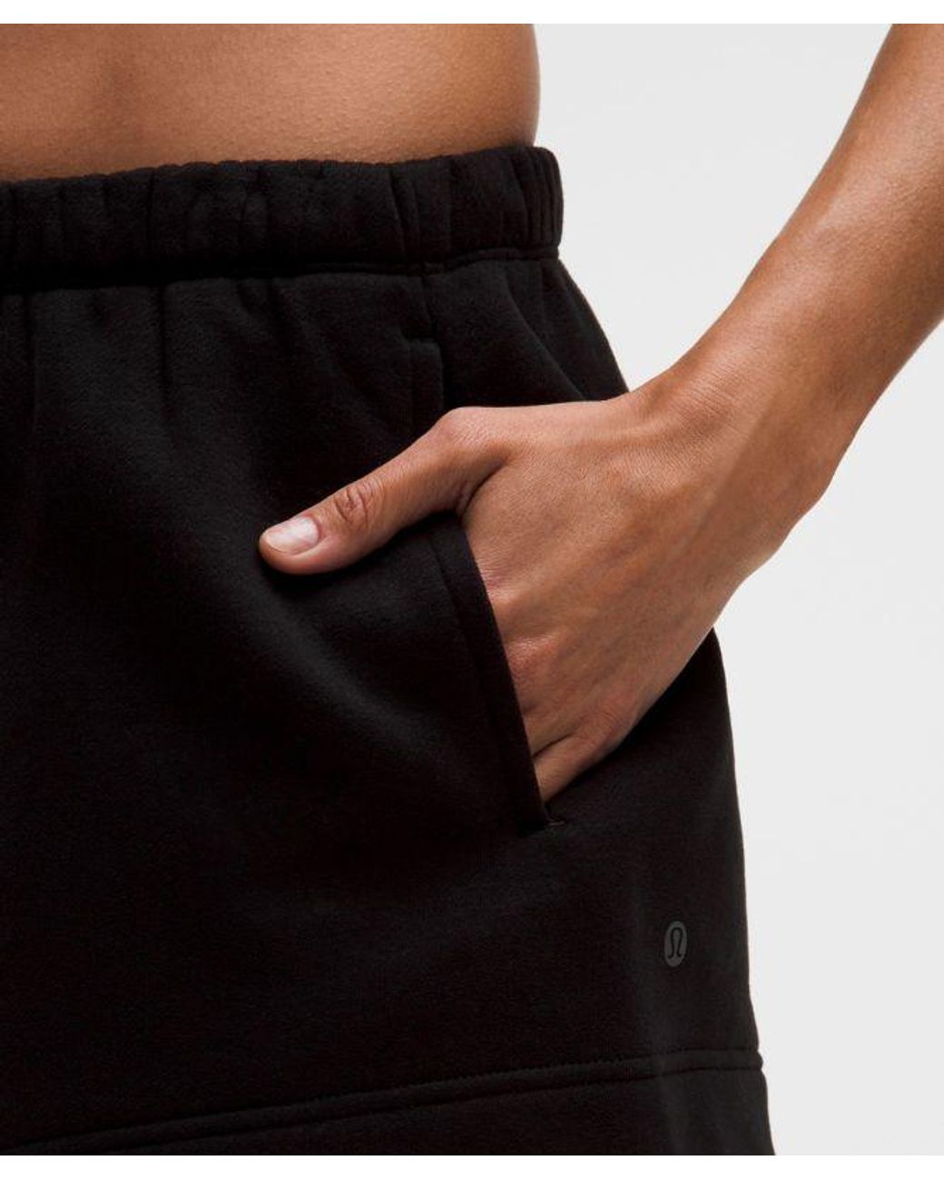 lululemon athletica Black Steady State Superloft Short 3.5"