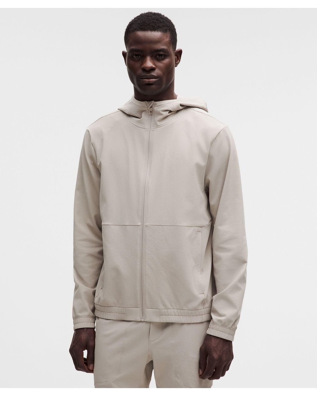 lululemon License To Train Textured Full Zip in Natural for Men | Lyst