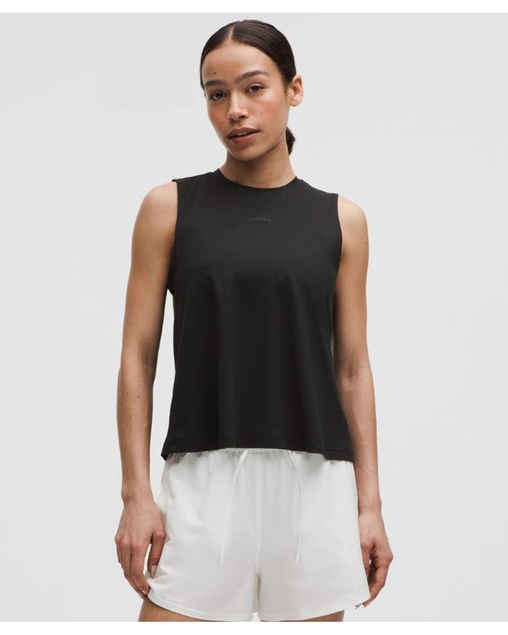lululemon Pace Crush Cross-Back Graphic Tank Top in Black | Lyst UK