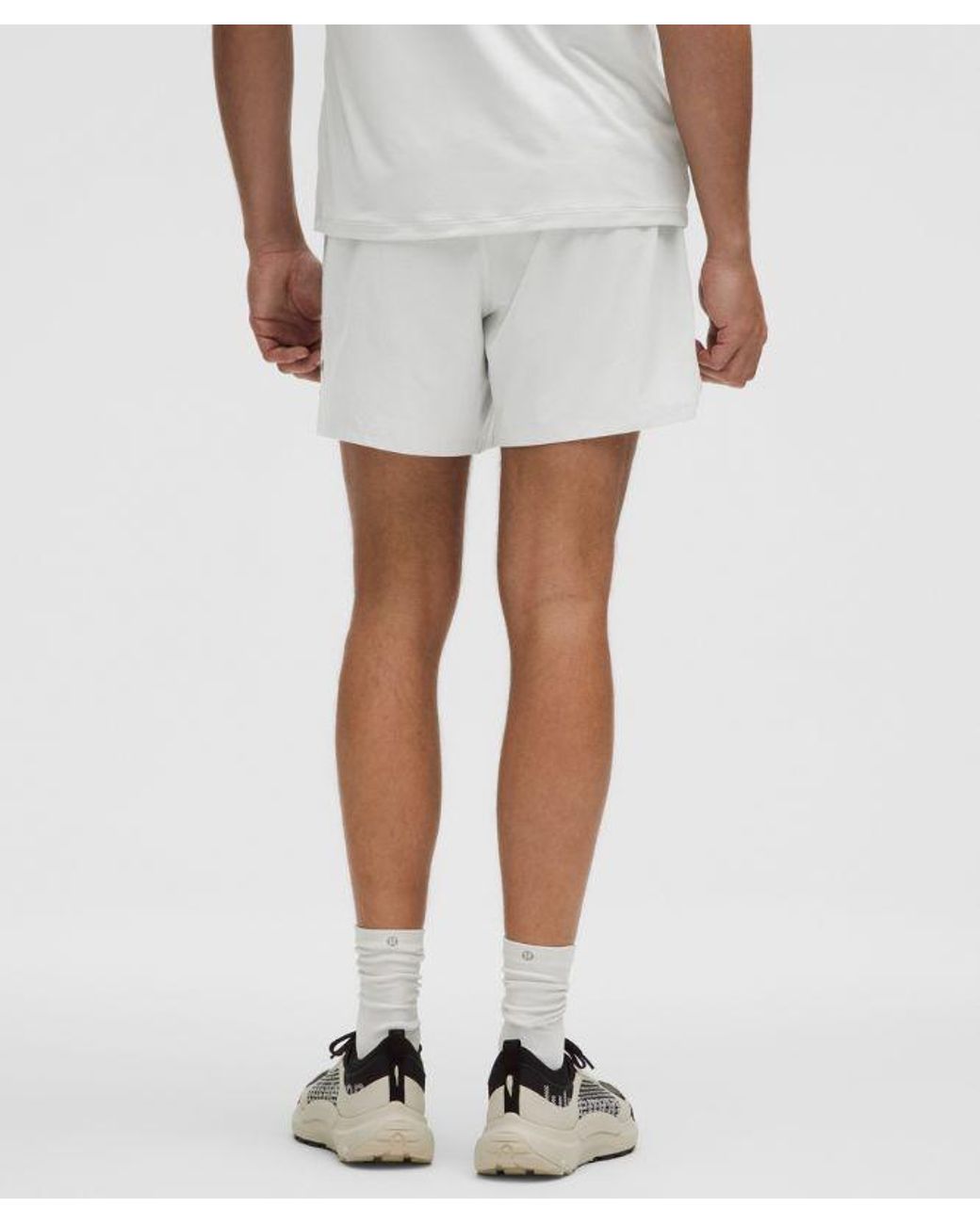 lululemon athletica White Mile Maker Ripstop Linerless Short 6" for men