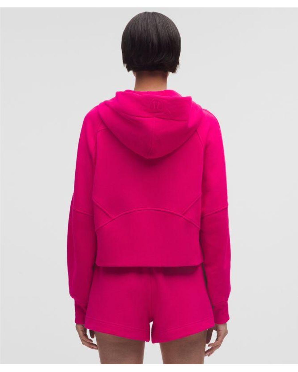 lululemon athletica Pink – Scuba Oversized Full-Zip Hoodie – – Size Medium/Large