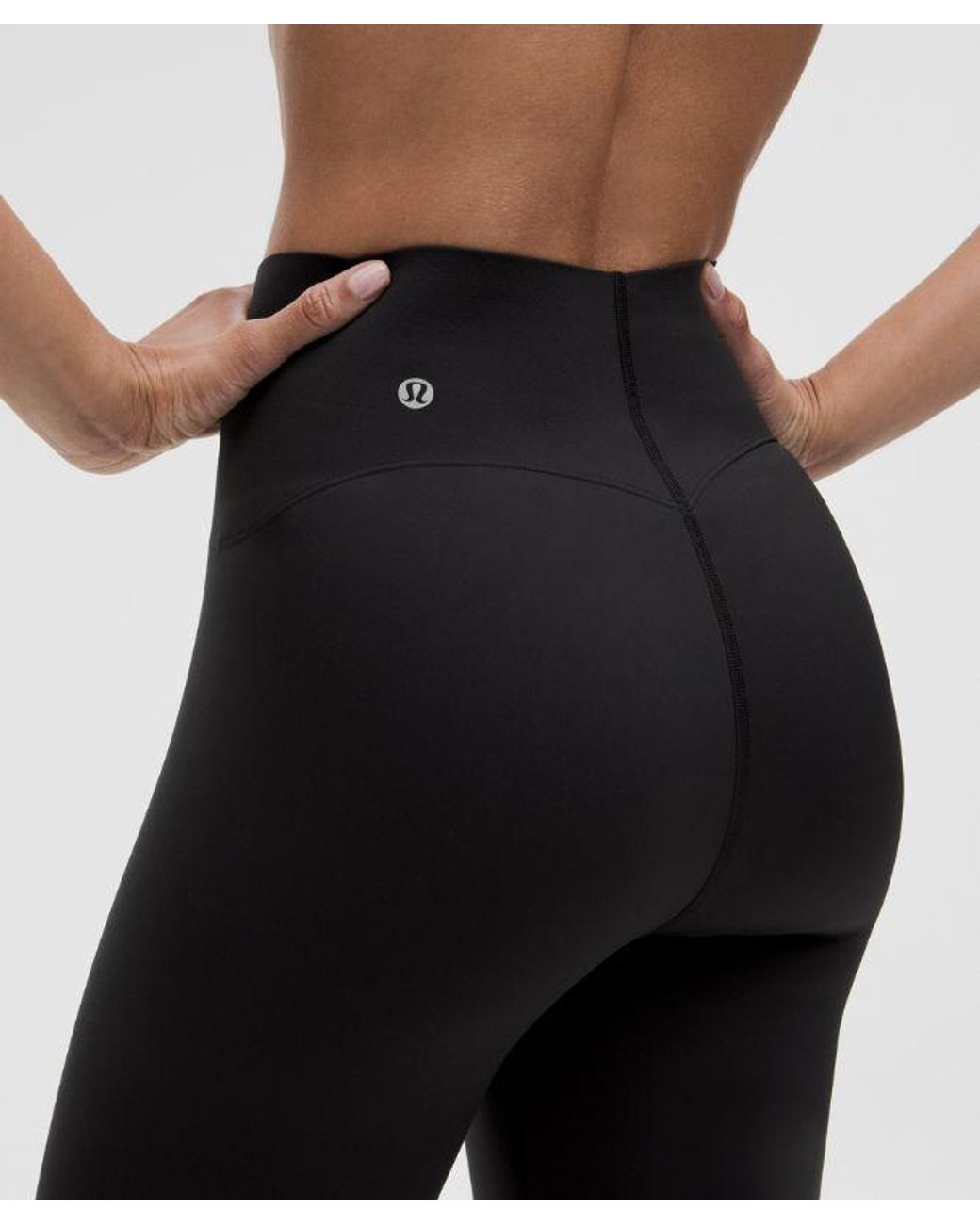 lululemon athletica Black Glow Up Super-High-Rise Tight 25"