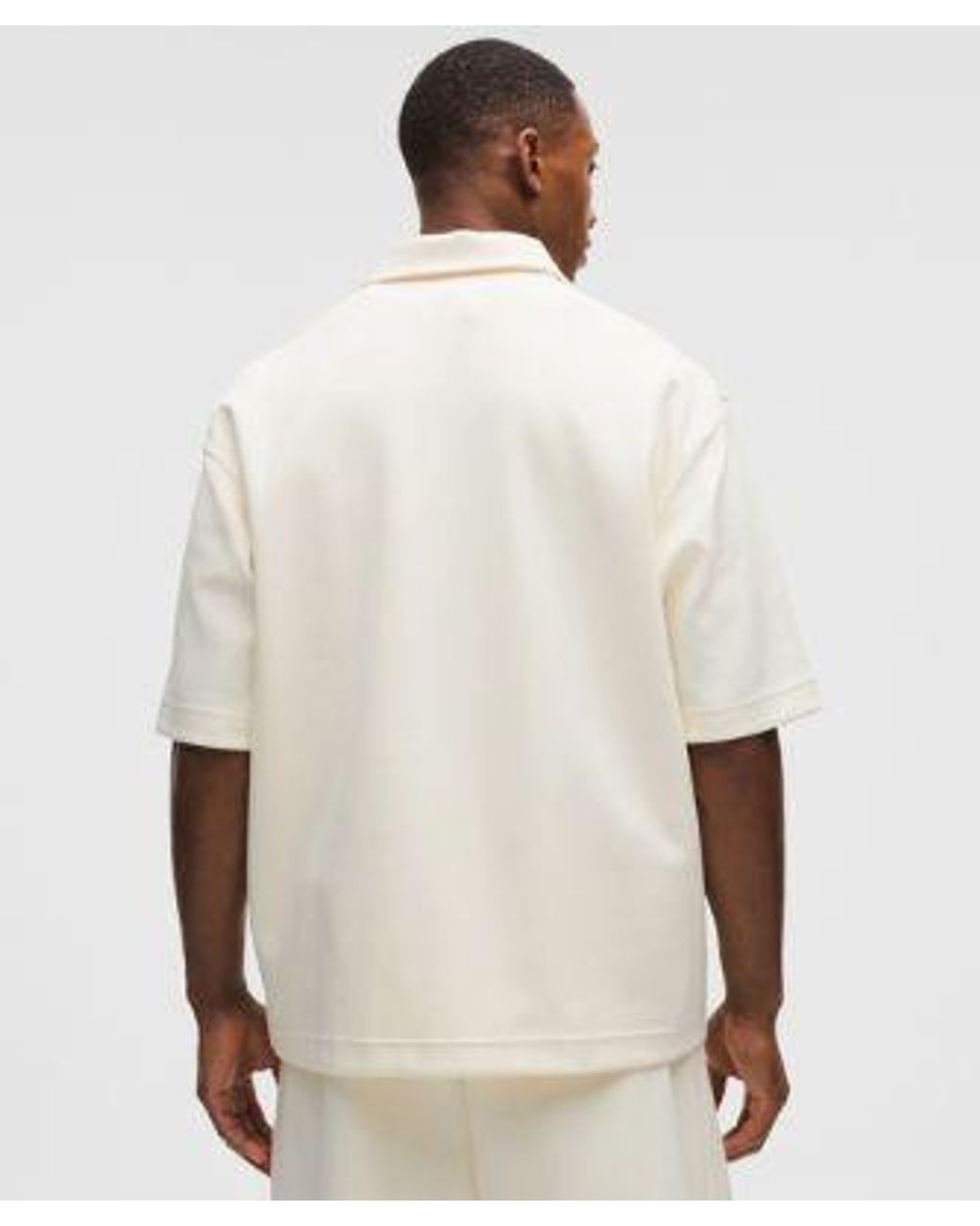 lululemon athletica Natural Grand Standard Short-Sleeve Polo for men