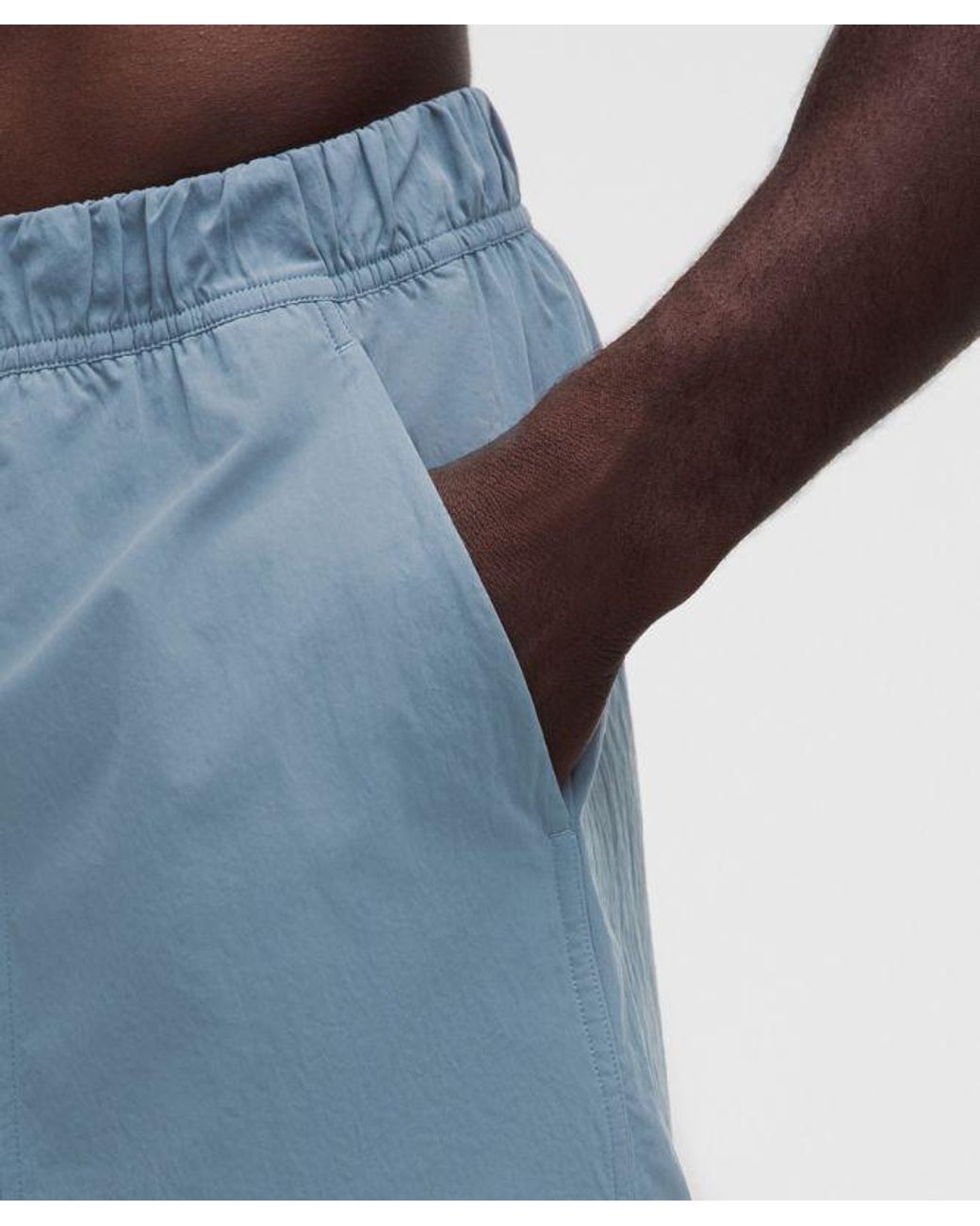 lululemon athletica Blue Beach To Trail Lined Short 5" for men