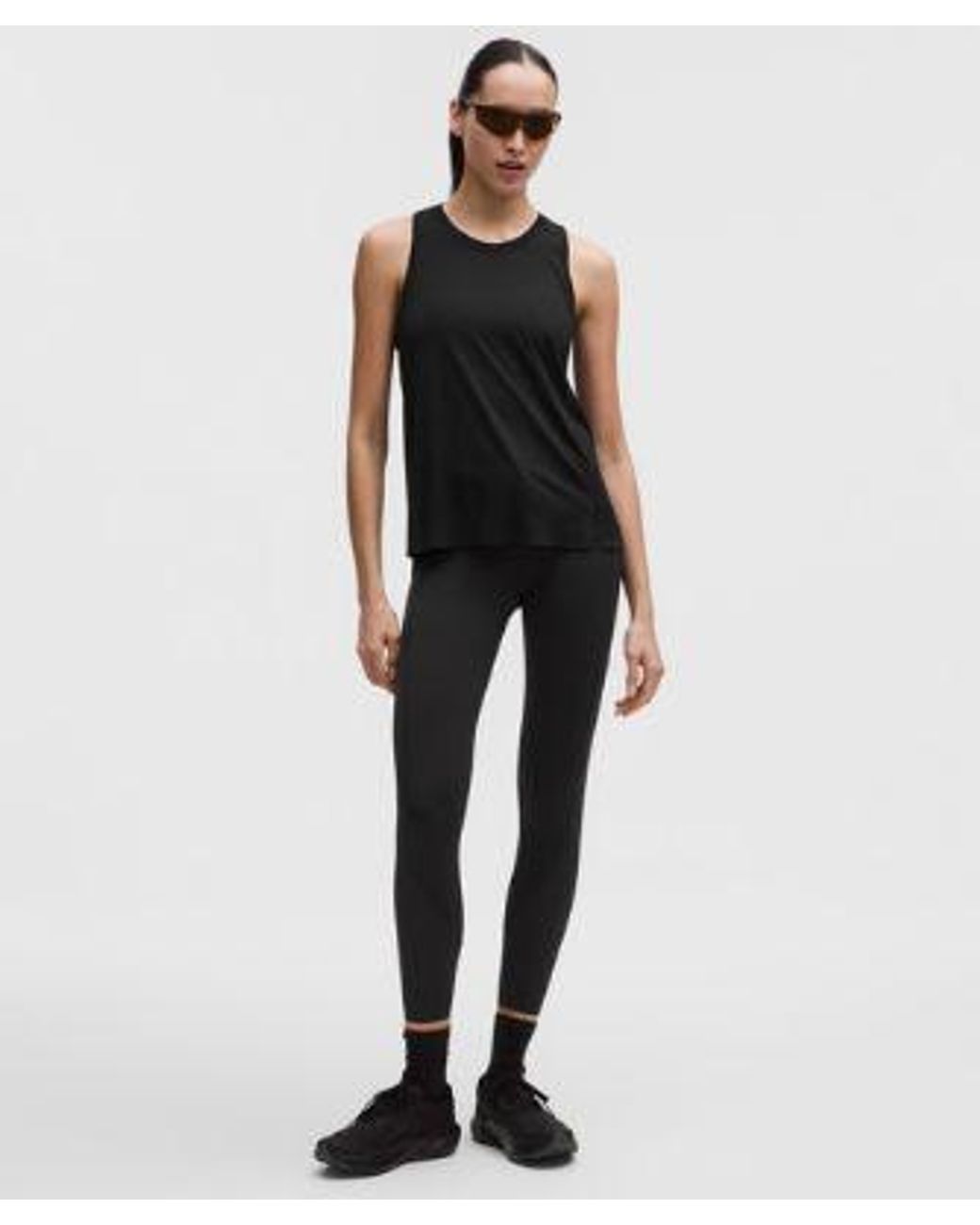 lululemon athletica Black Fast And Free Singlet