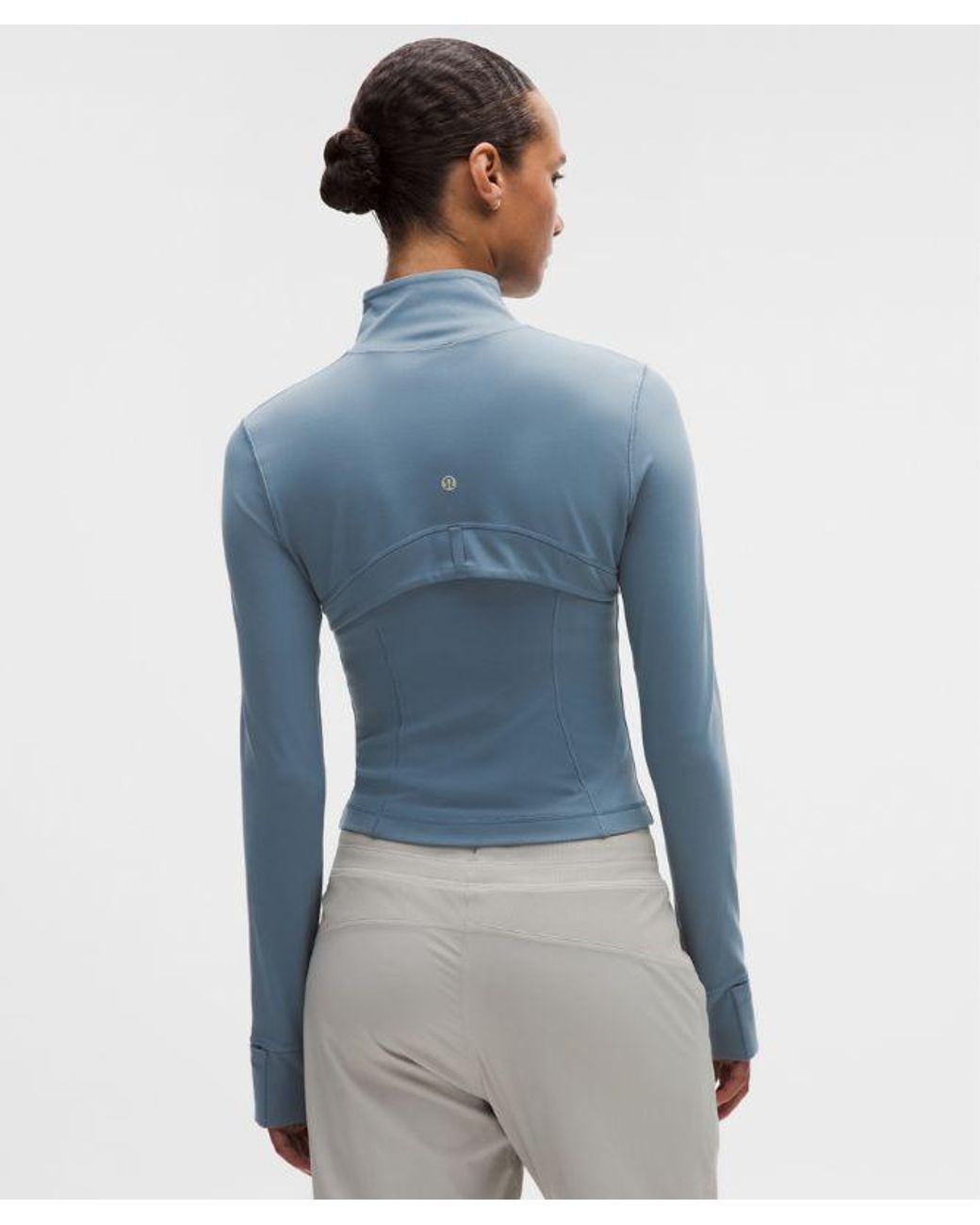 lululemon athletica Blue – Define Cropped Jacket Nulu – – Size 8
