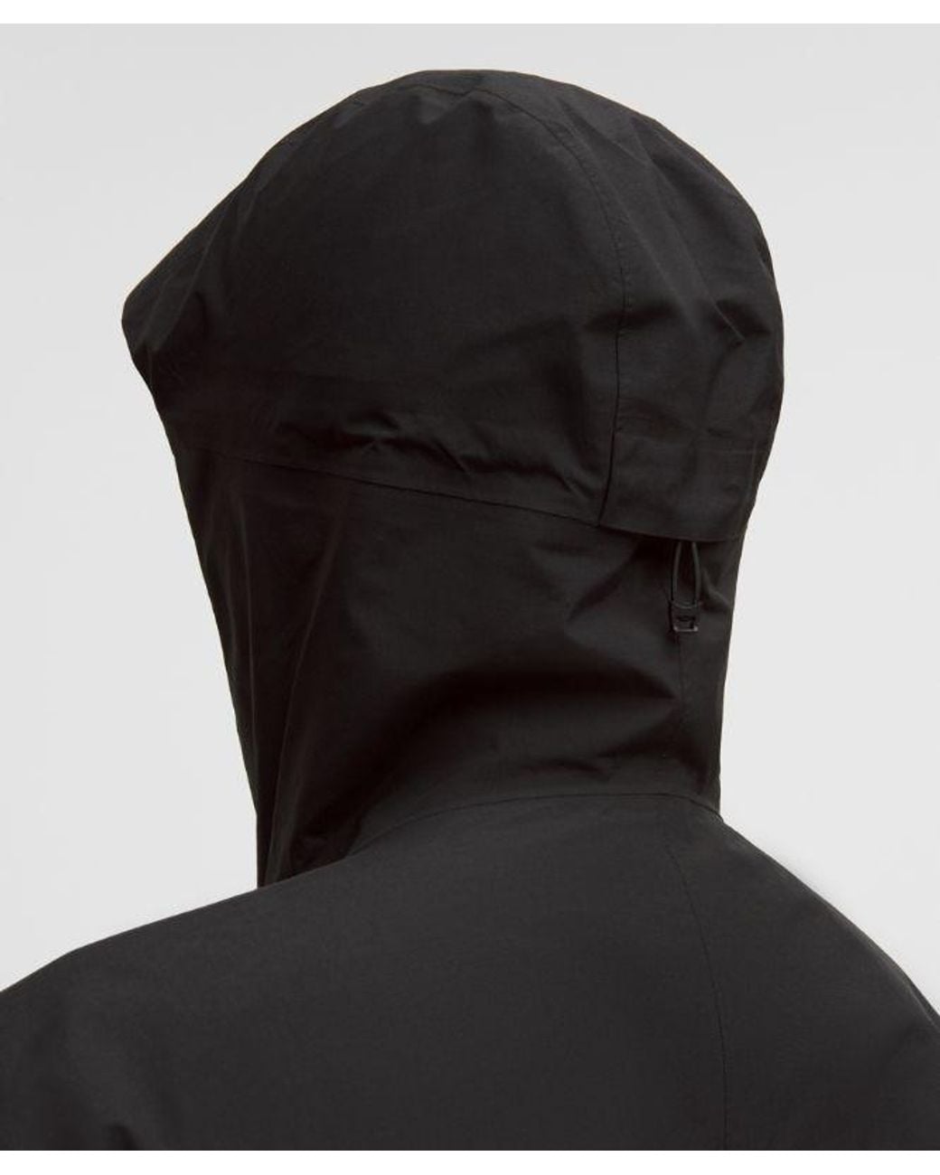 lululemon athletica Black Waterproof Cinch-Hem Jacket for men