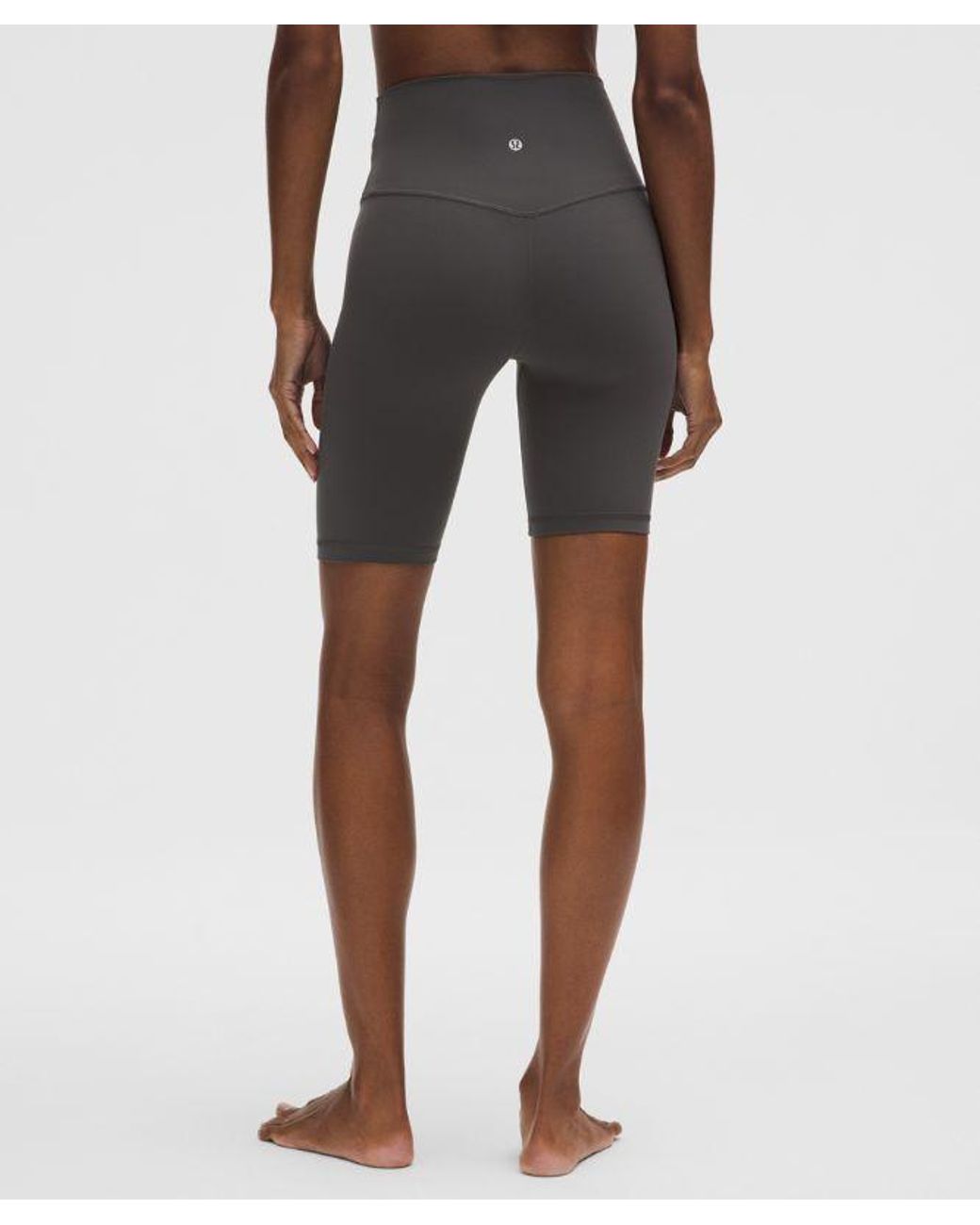lululemon athletica Gray – Align High-Rise Shorts – 8" – – Size 8