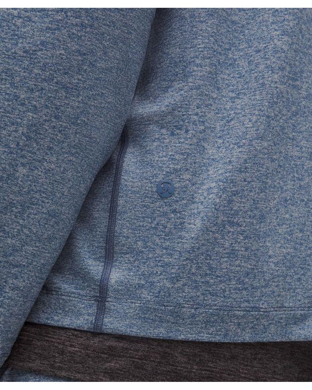 lululemon athletica Blue – Soft Jersey Half Zip Long-Sleeve Top – – Size Small for men