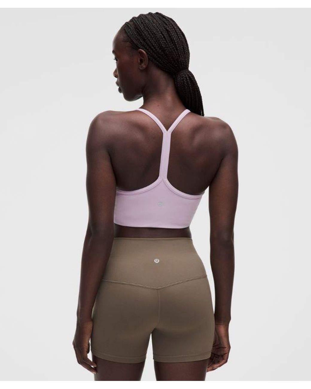 lululemon athletica Brown Flow Y Ruched Bra