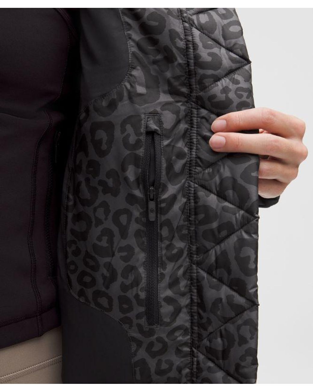 lululemon athletica Black Wunder Puff 600-Down-Fill Cropped Vest