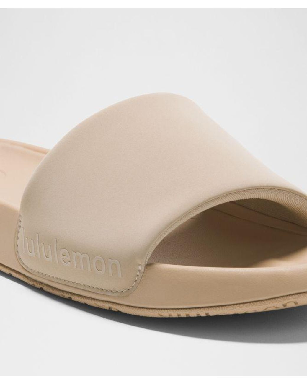 lululemon athletica Natural – Restfeel Slides – Size 14