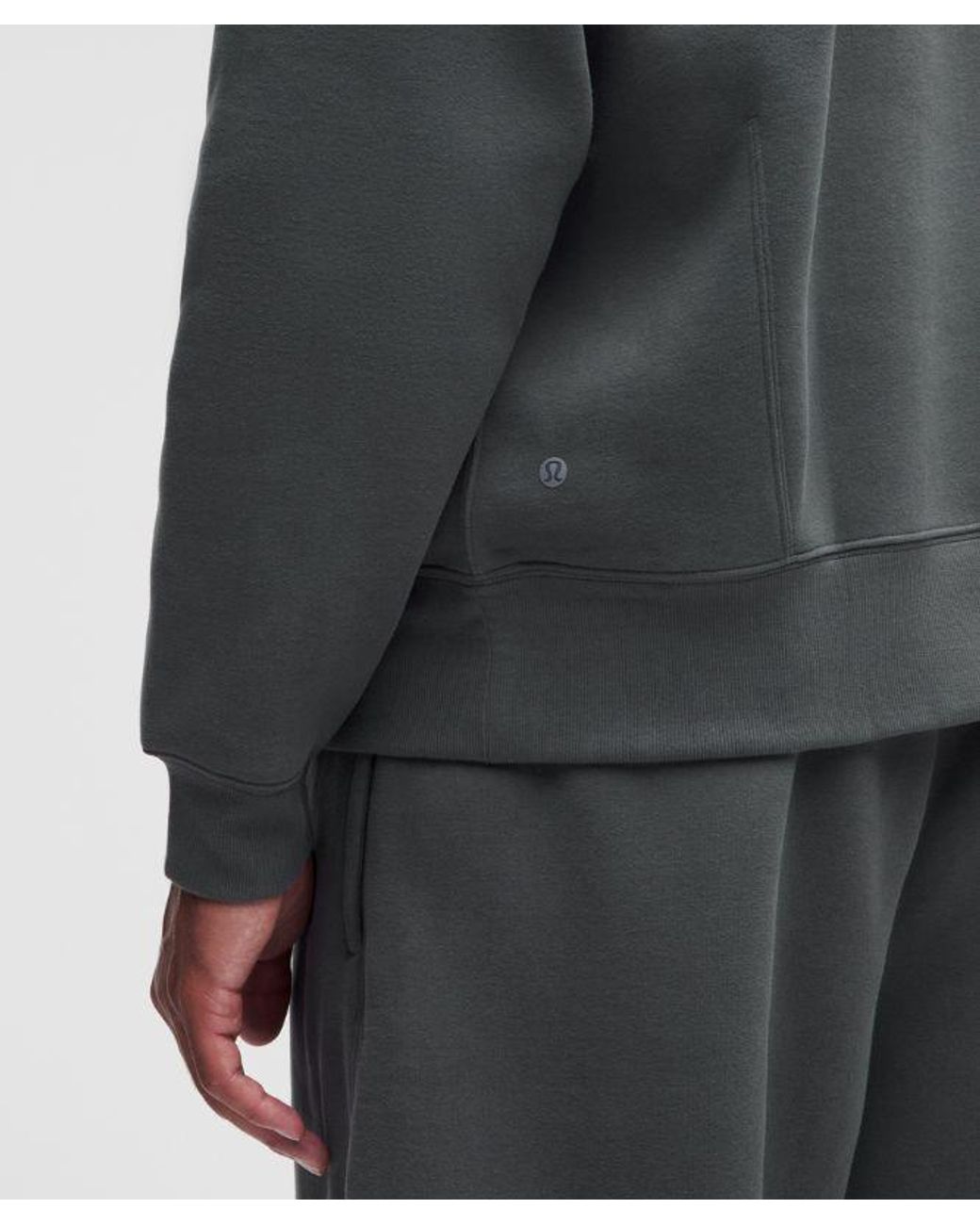 lululemon athletica Gray – Steady State Superloft Pullover Hoodie – – Size Large for men
