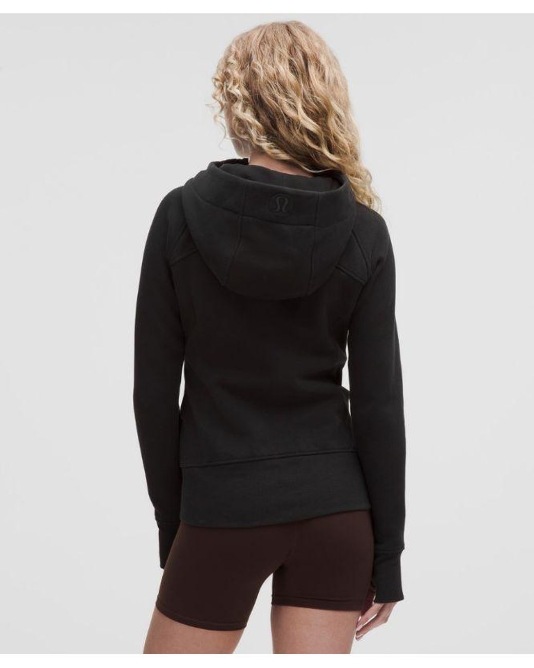lululemon athletica Black Scuba Full-Zip Hoodie