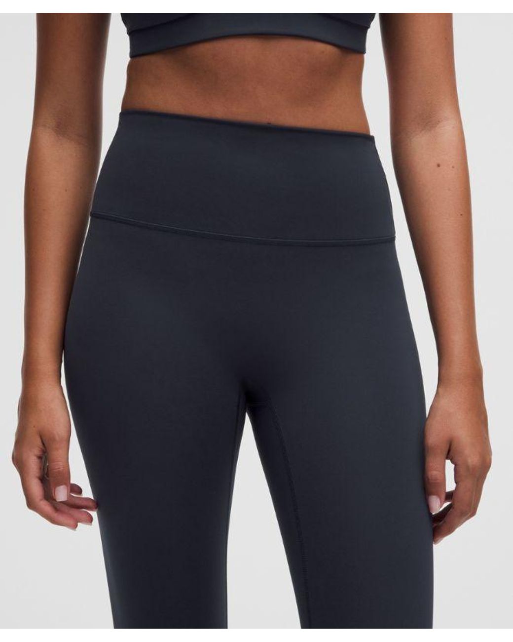 lululemon athletica Blue Wunder Train No Line High-Rise Tight 25"