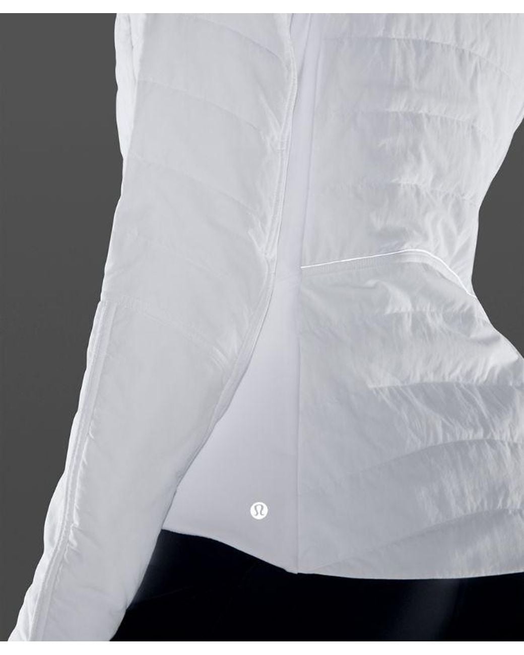 lululemon athletica White Another Mile Jacket