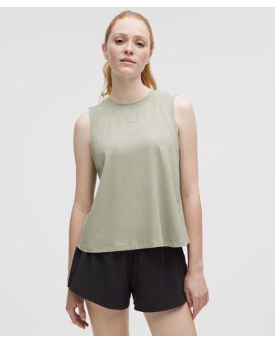 lululemon athletica Green – Pace Crush Cross-Back Graphic Tank Top – /Pastel – Size Large