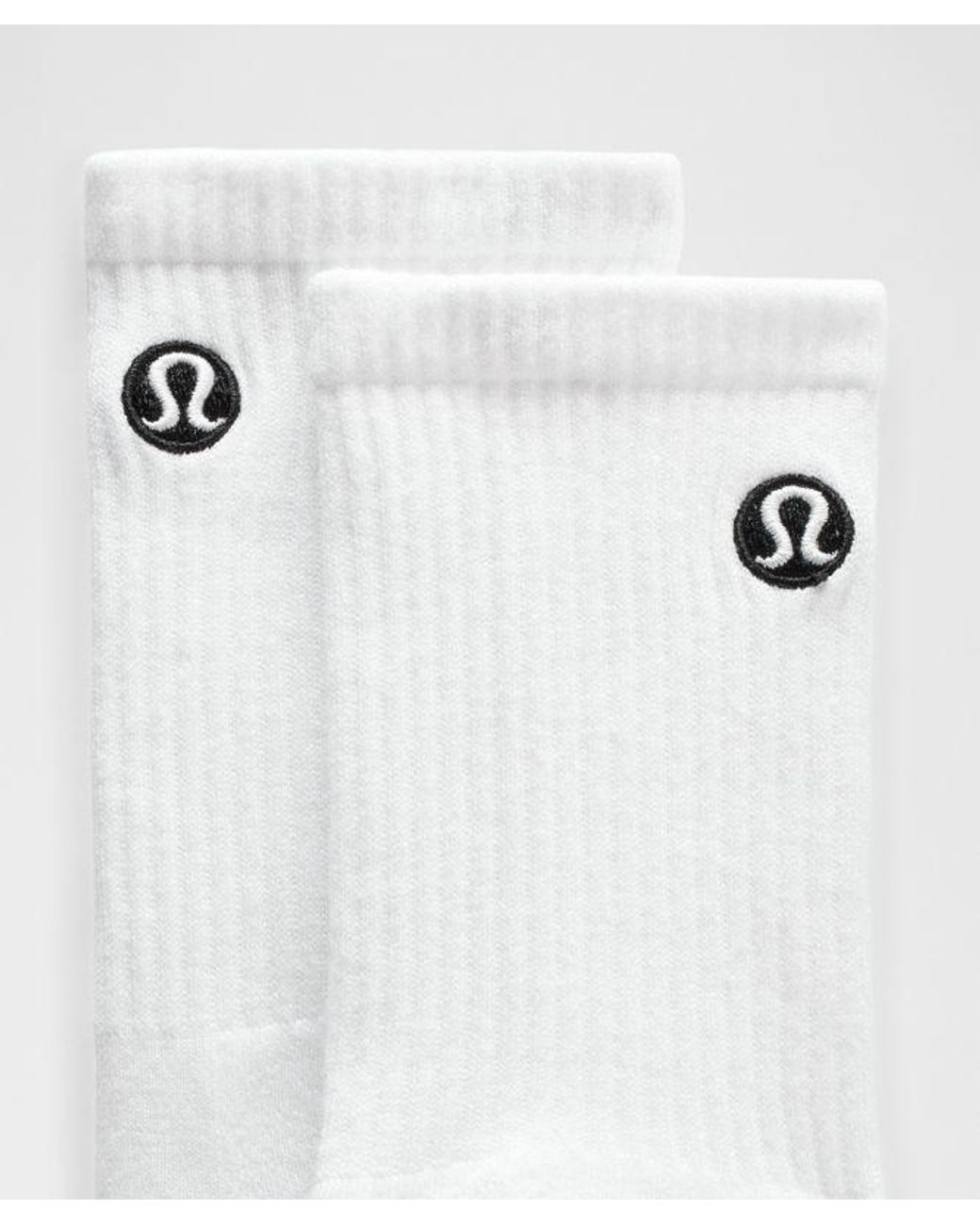 lululemon athletica White Daily Essential Crew Socks