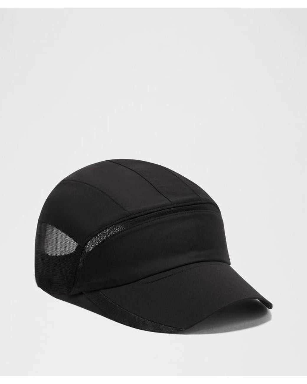 lululemon athletica Black – Mesh Panelled Running Hat – – Size Large/Xl