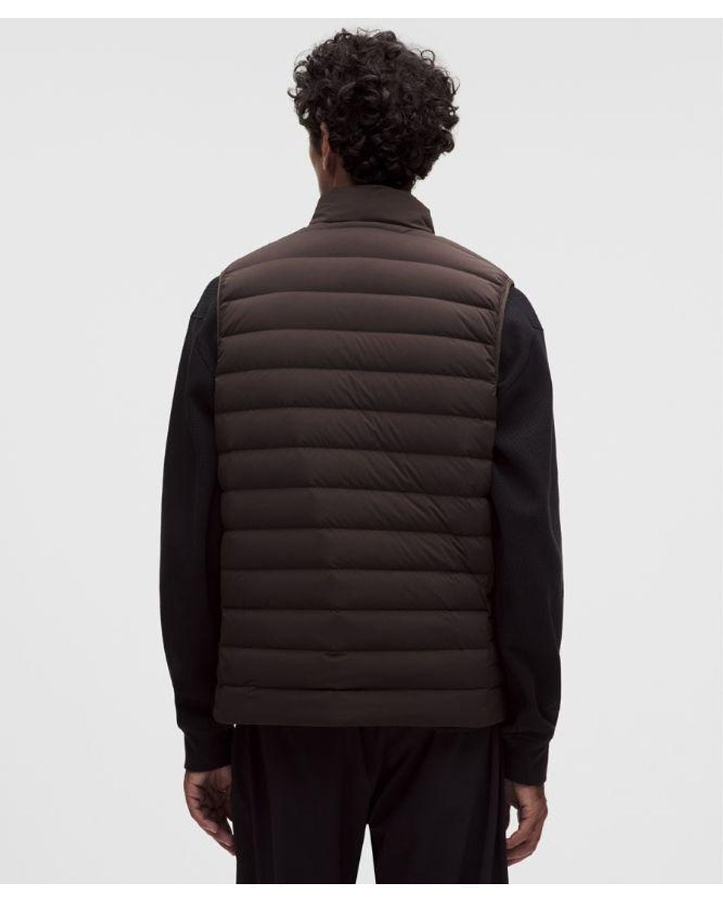 lululemon athletica Black Navigation Down Vest for men