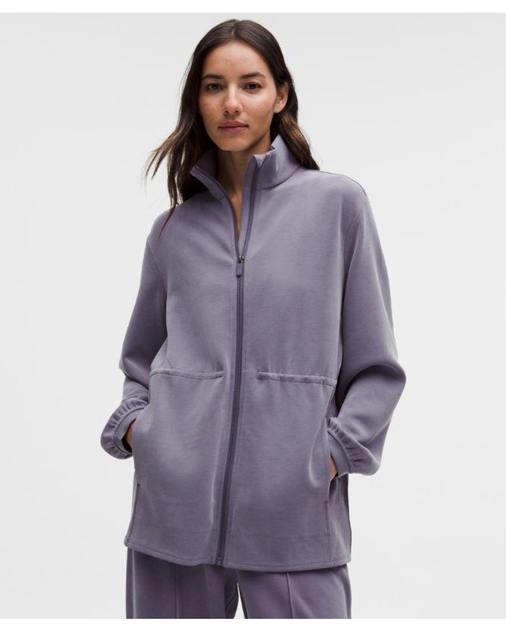 lululemon athletica Purple – Softstreme Cinch-Waist Full-Zip Jacket – – Size Small