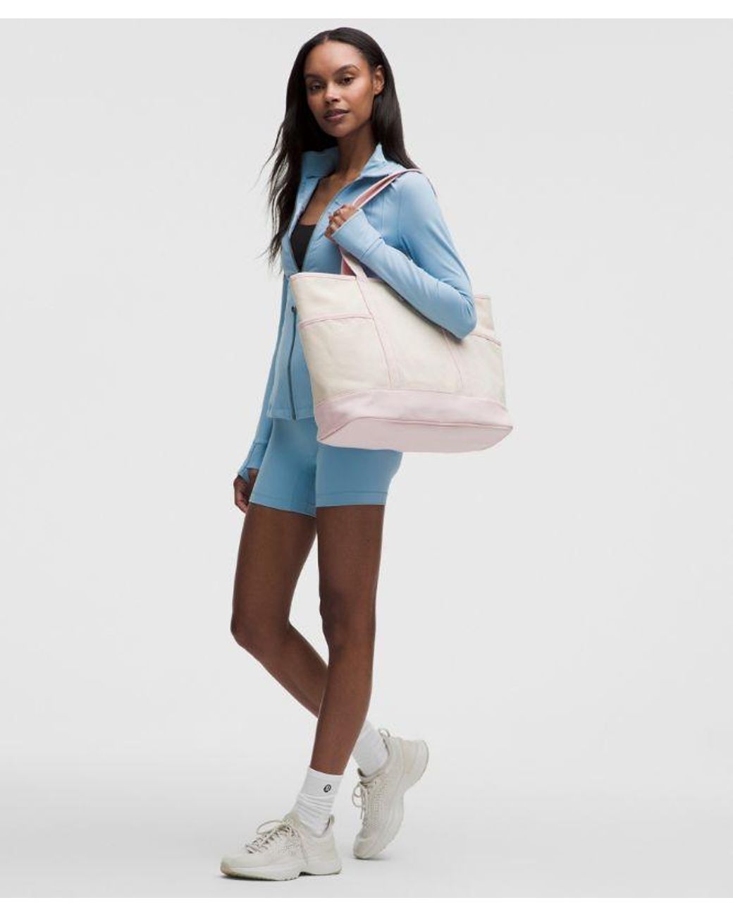lululemon athletica Natural – Daily Multi-Pocket Zip-Top Tote Bag 18L –