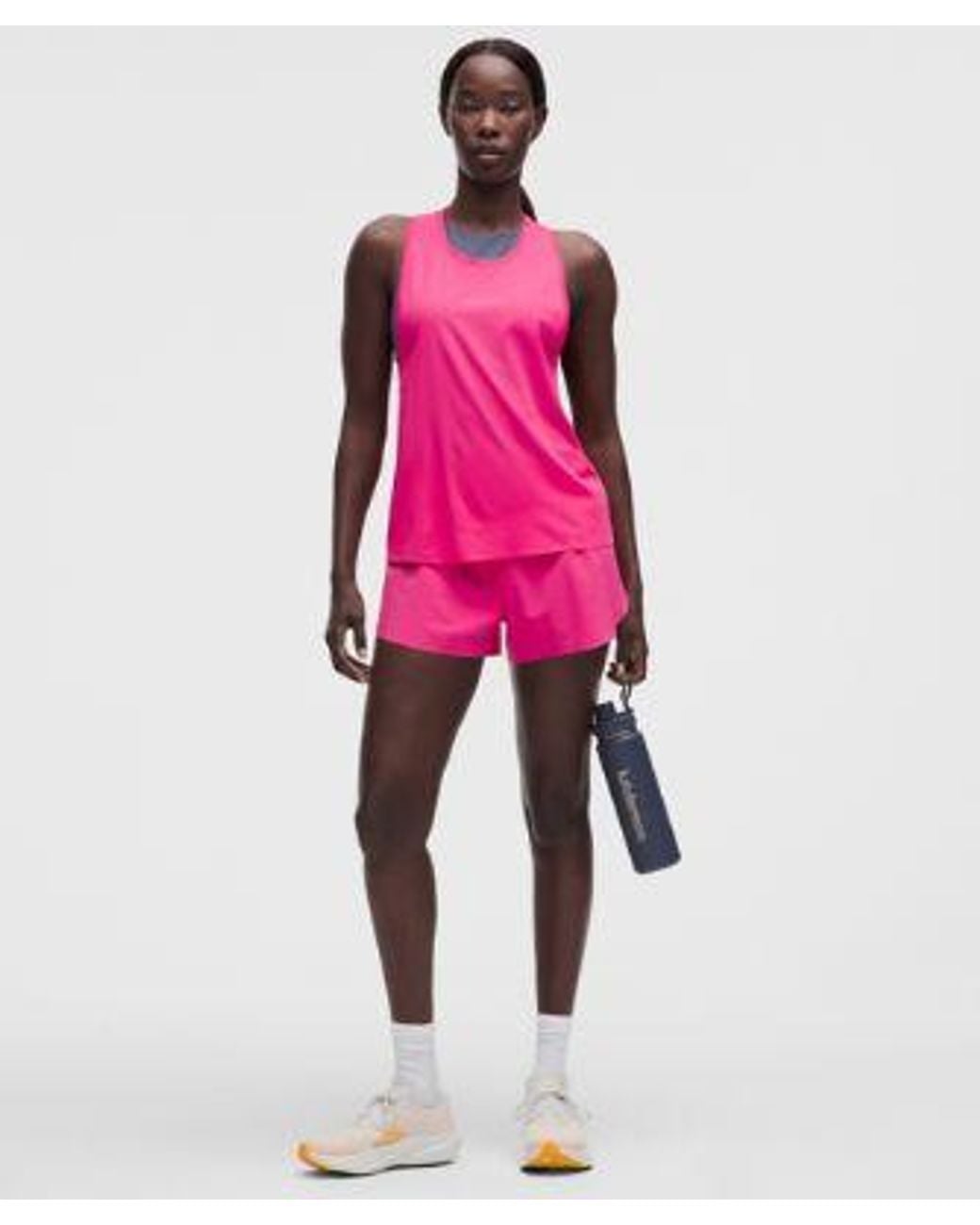 lululemon athletica Pink Fast And Free Singlet