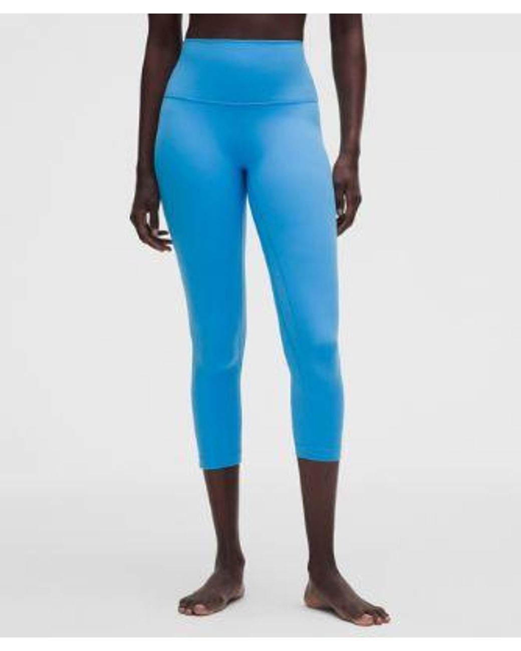lululemon athletica Blue Align High-Rise Crop 21"