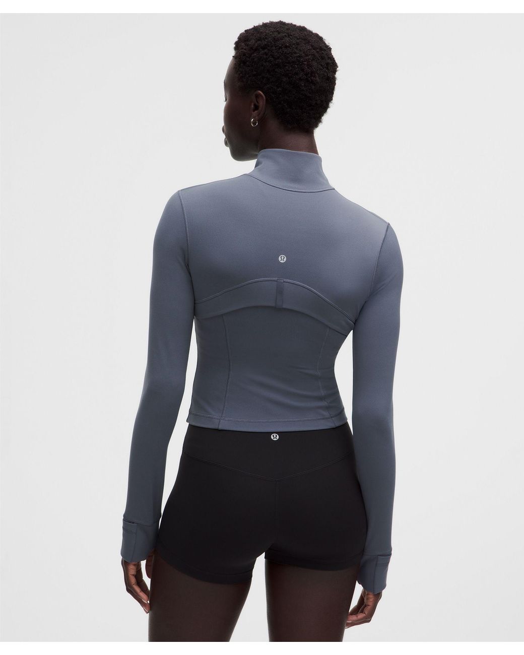 lululemon athletica Blue Define Cropped Jacket