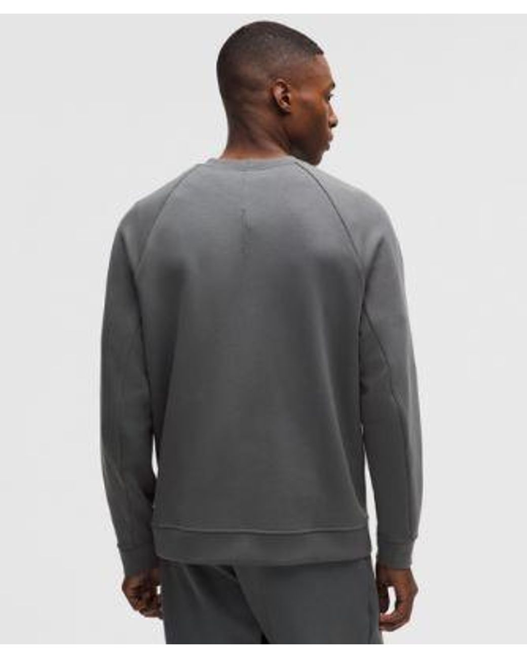 lululemon athletica Gray Smooth Spacer Classic-Fit Crew for men