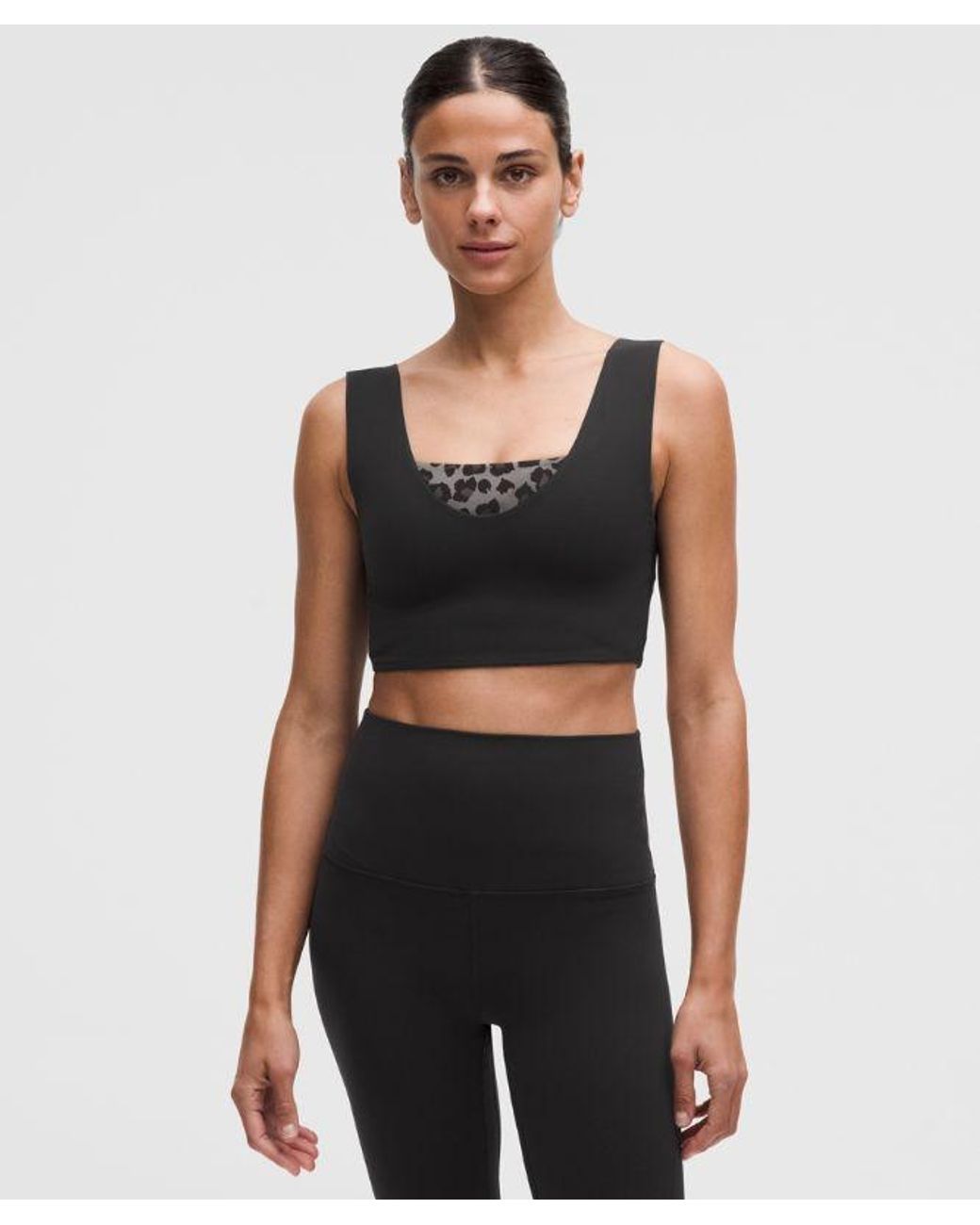 lululemon athletica Black Bend This Boat And Scoop Bra