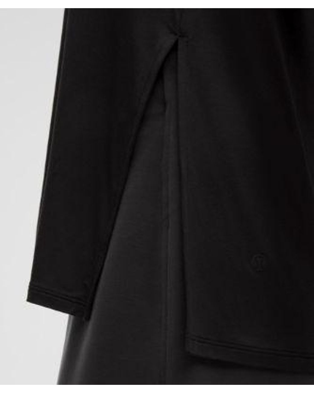 lululemon athletica Black Silkyappeal Side-Slit Tank Top