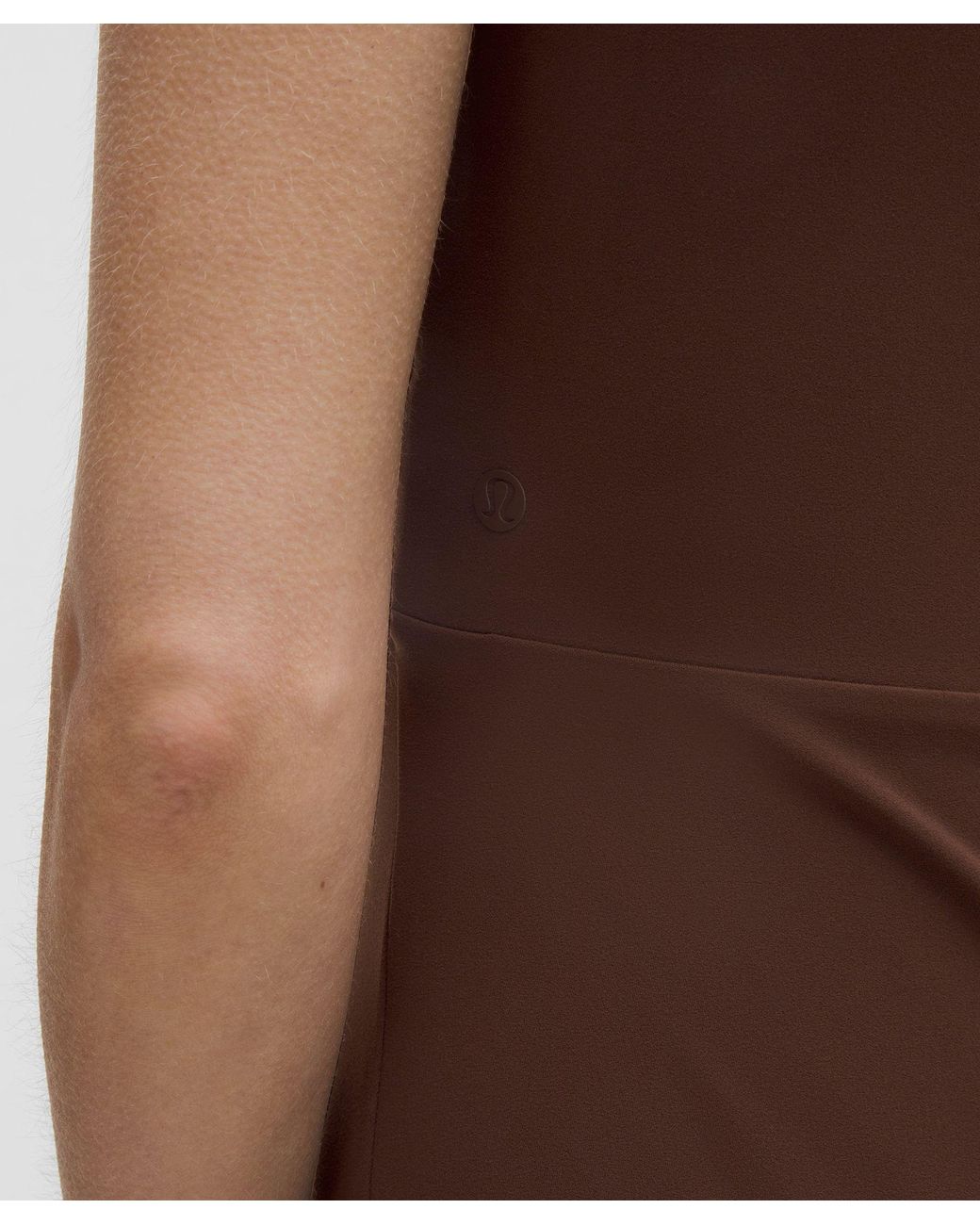 lululemon Nulu Twist-Front Midi Dress in Brown | Lyst