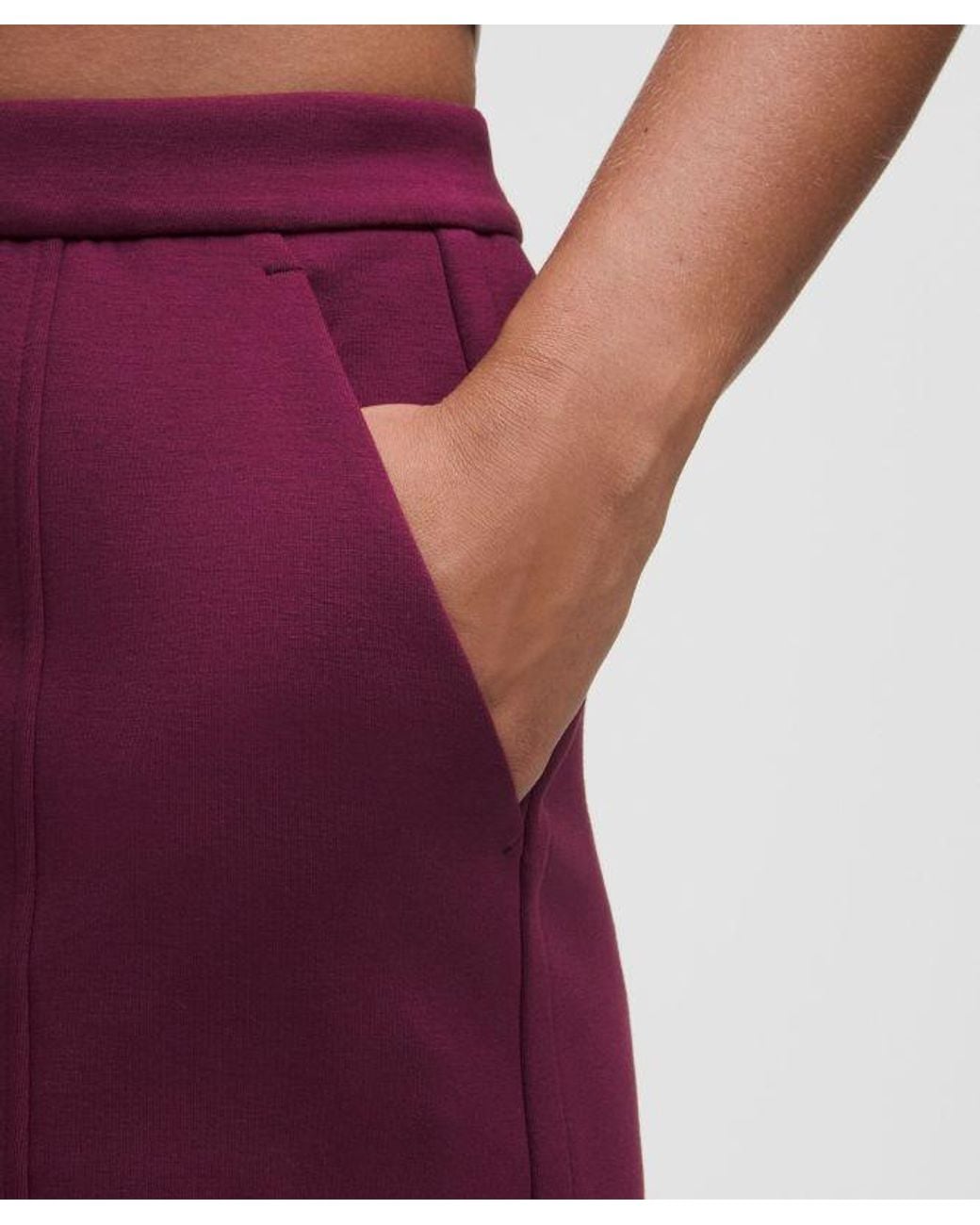 lululemon athletica Red Smooth Spacer High-Rise Short 5"