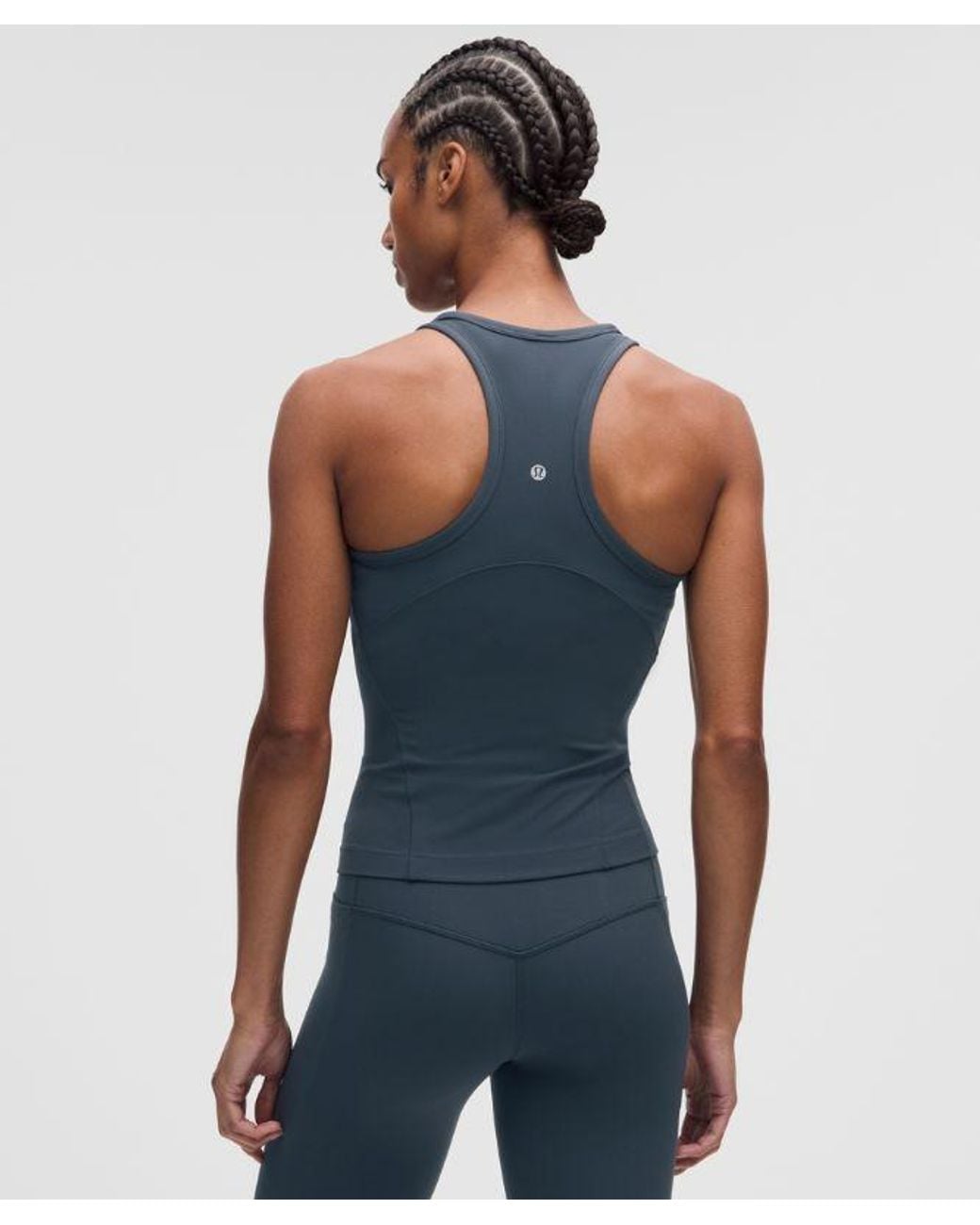lululemon athletica Blue – Align Waist-Length Racerback Tank Top – – Size 4