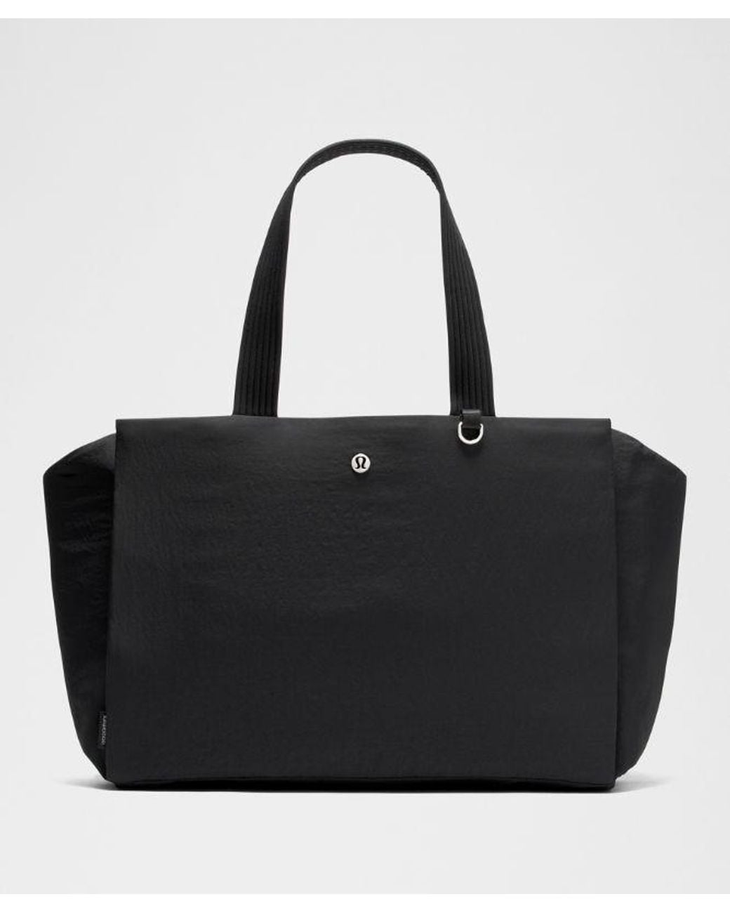 lululemon athletica Black Triple Compartment Tote Bag 18L
