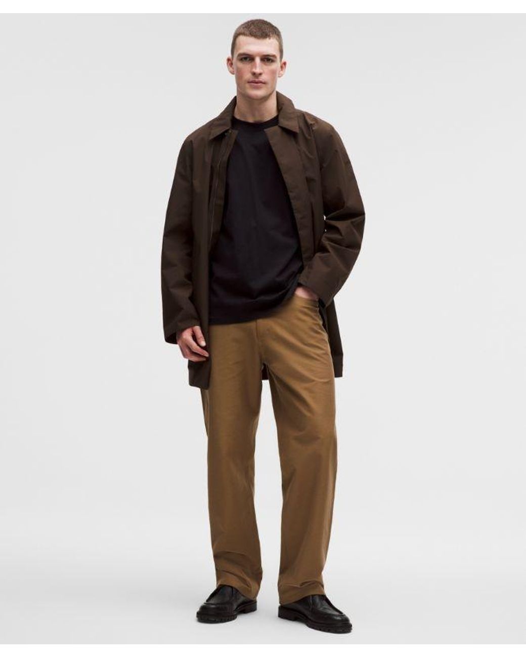 lululemon athletica Brown – Easyfive Loose-Straight Trousers 32L – /Khaki – Size 12 for men